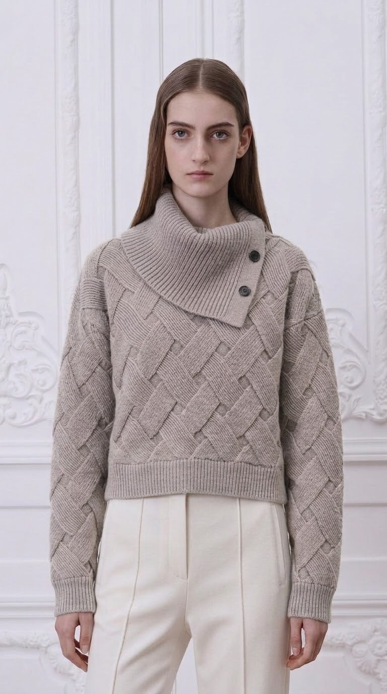 Hermes - Textured Cashmere Pullover