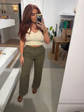 Pantalon rikki groen
