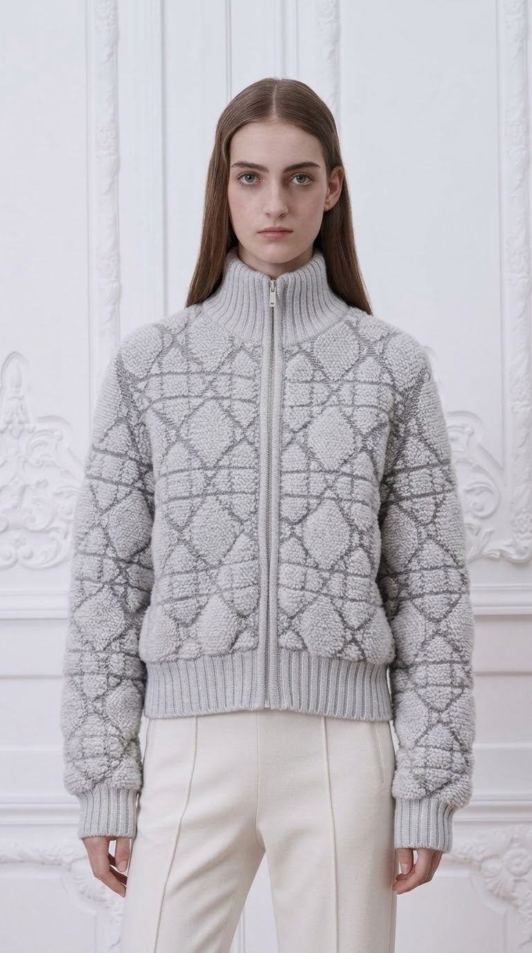 Dior - Textured Cashmere Cardigan