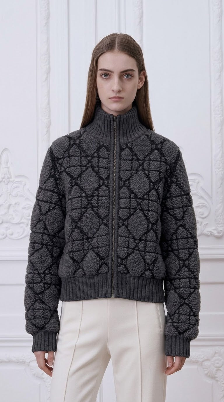 Dior - Textured Cashmere Cardigan