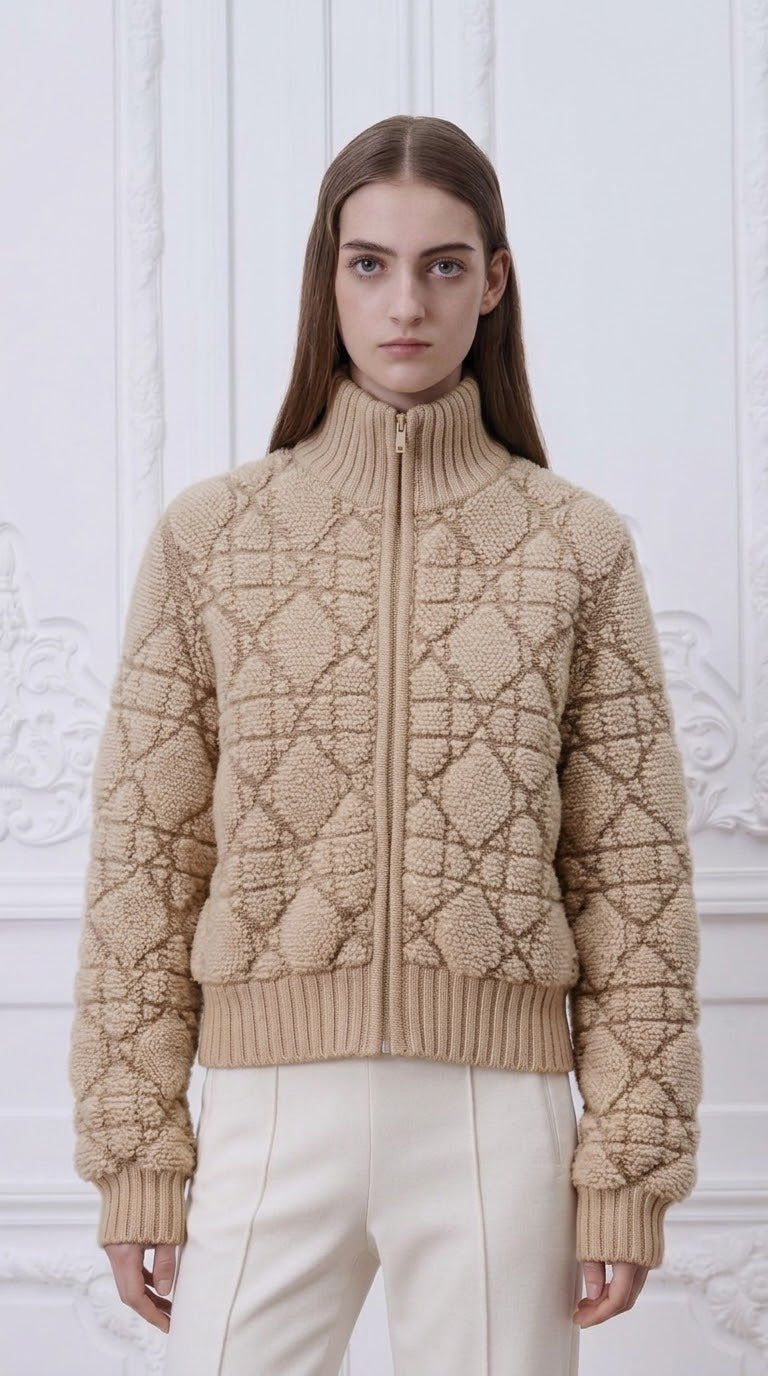 Dior - Textured Cashmere Cardigan