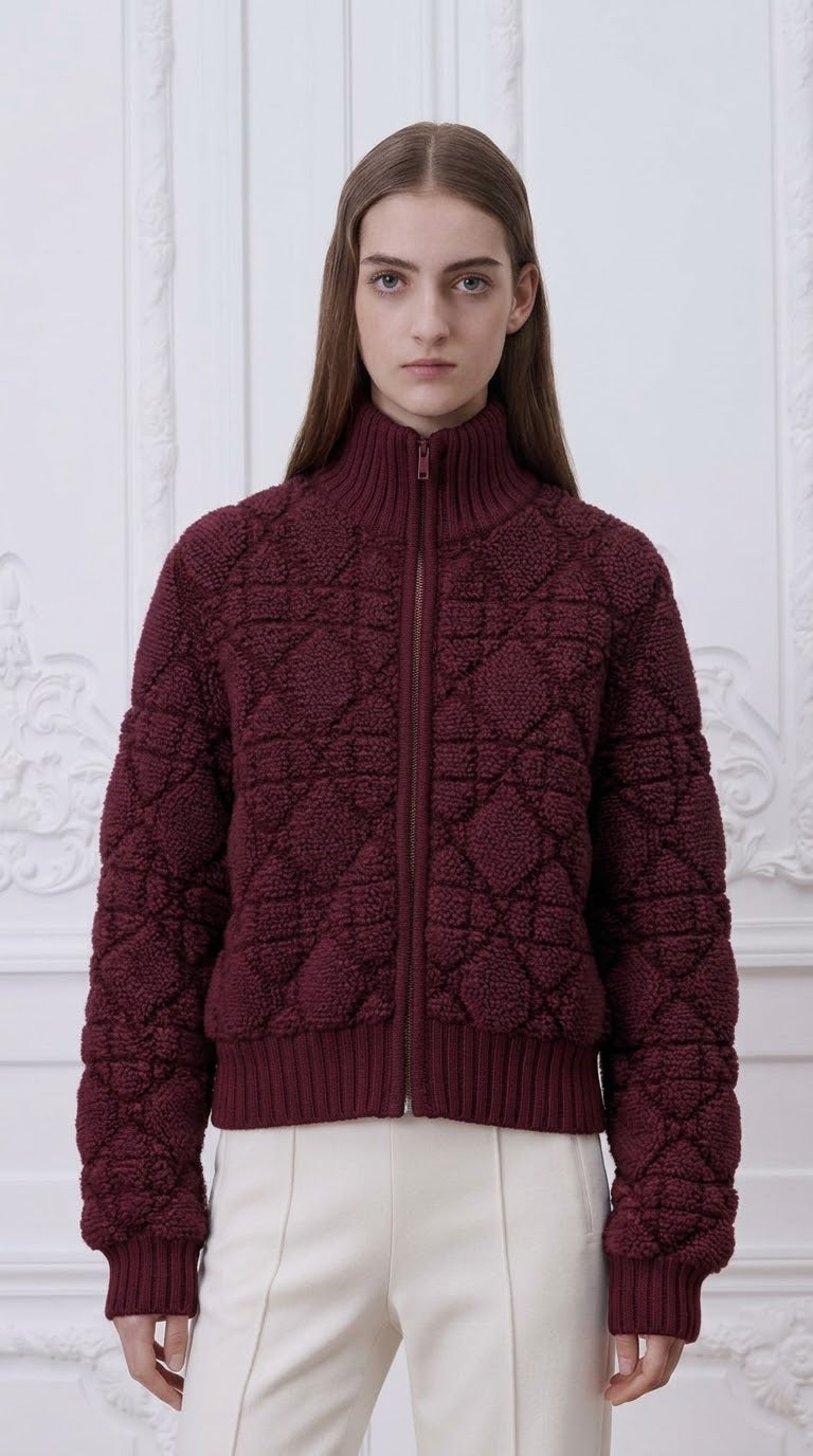 Dior - Textured Cashmere Cardigan