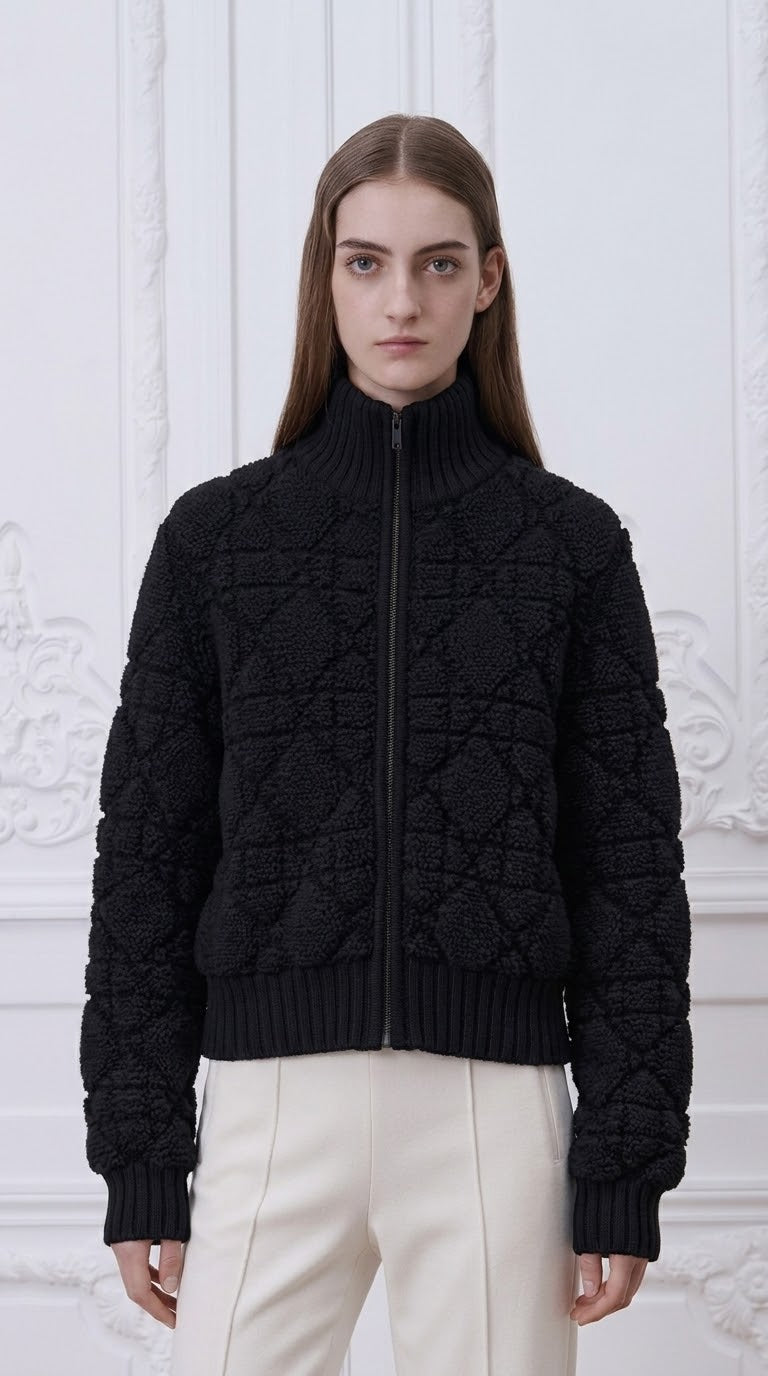 Dior - Textured Cashmere Cardigan
