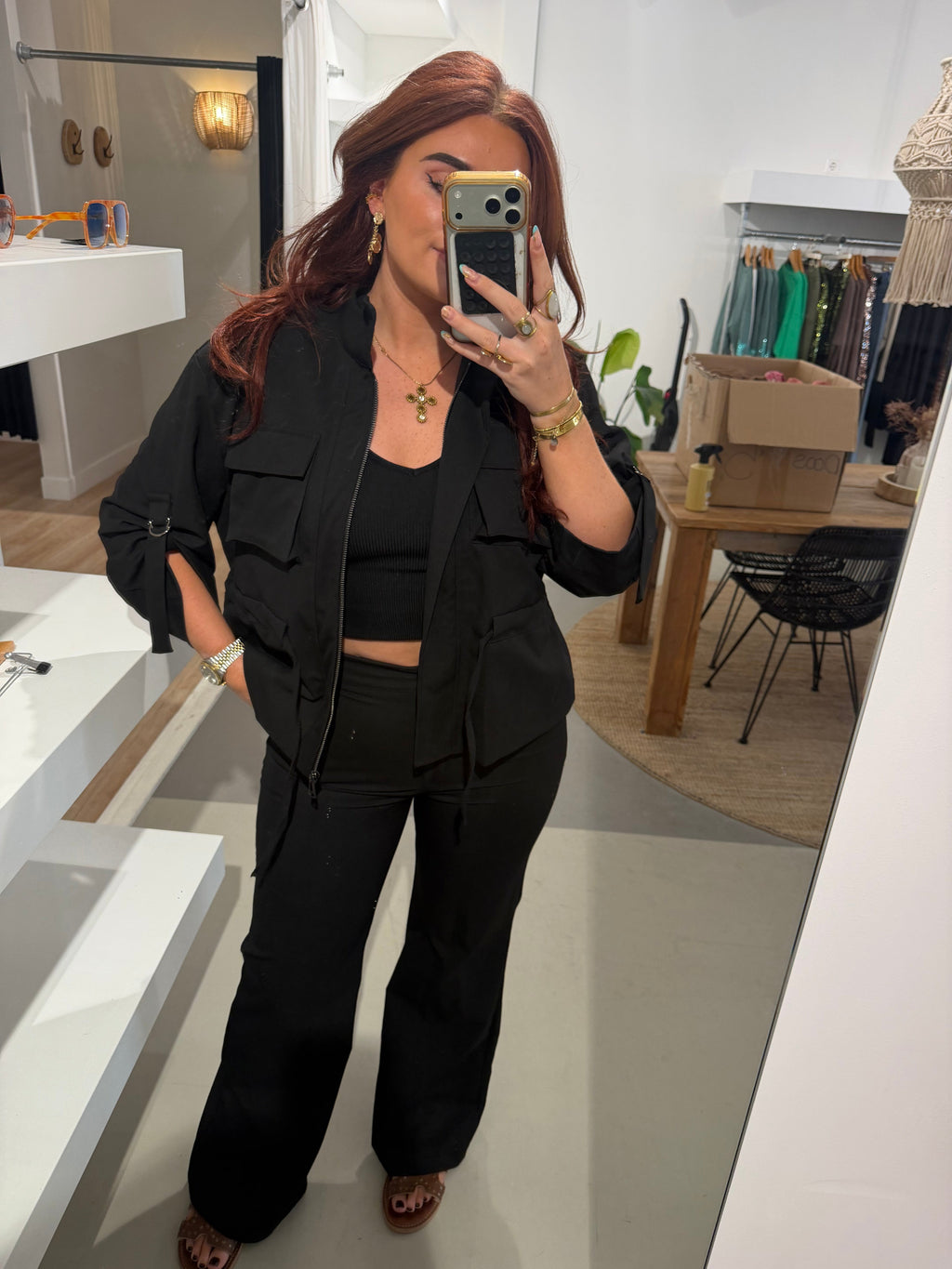 Broek june zwart