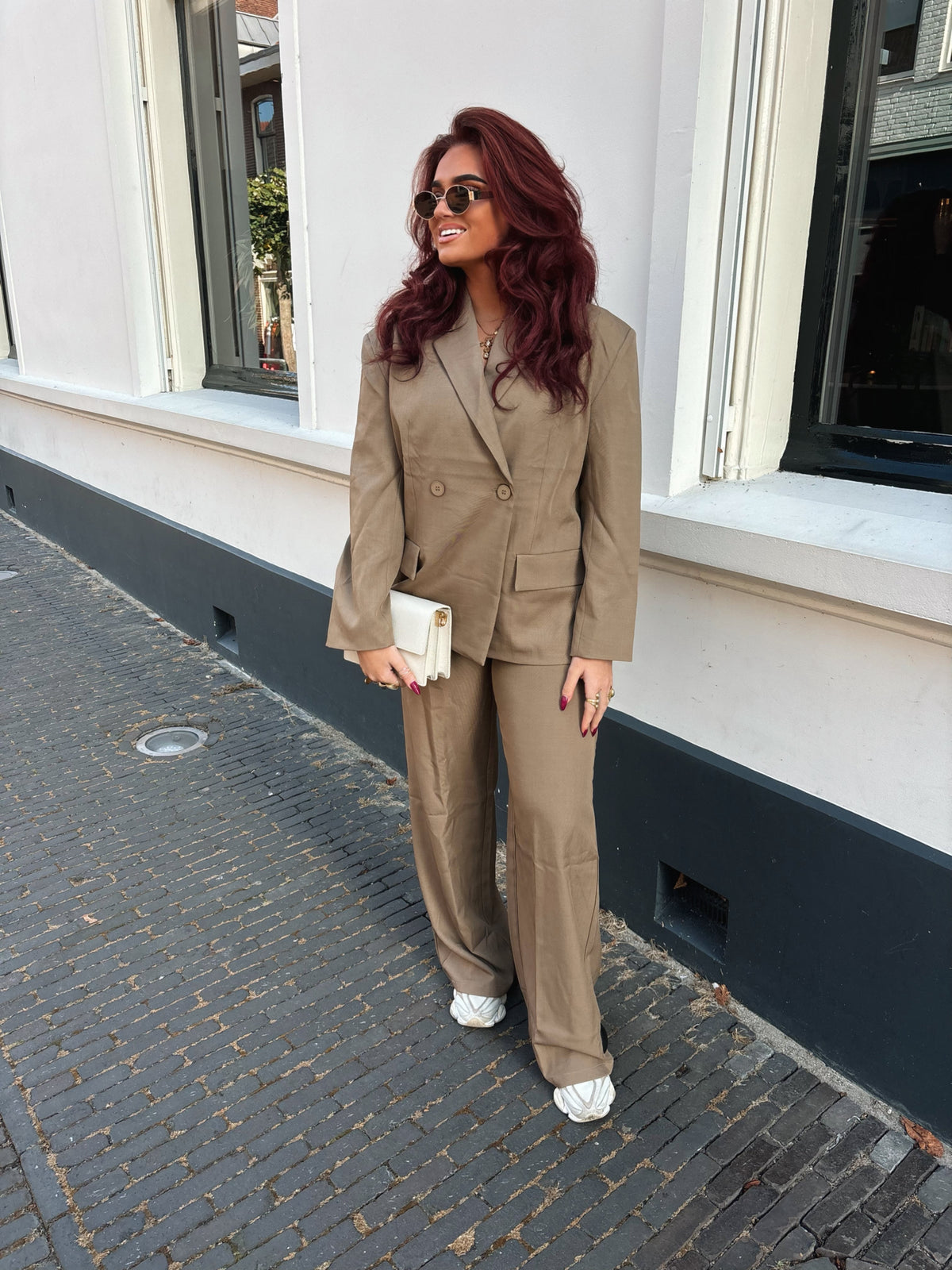 Pantalon Noor Taupe