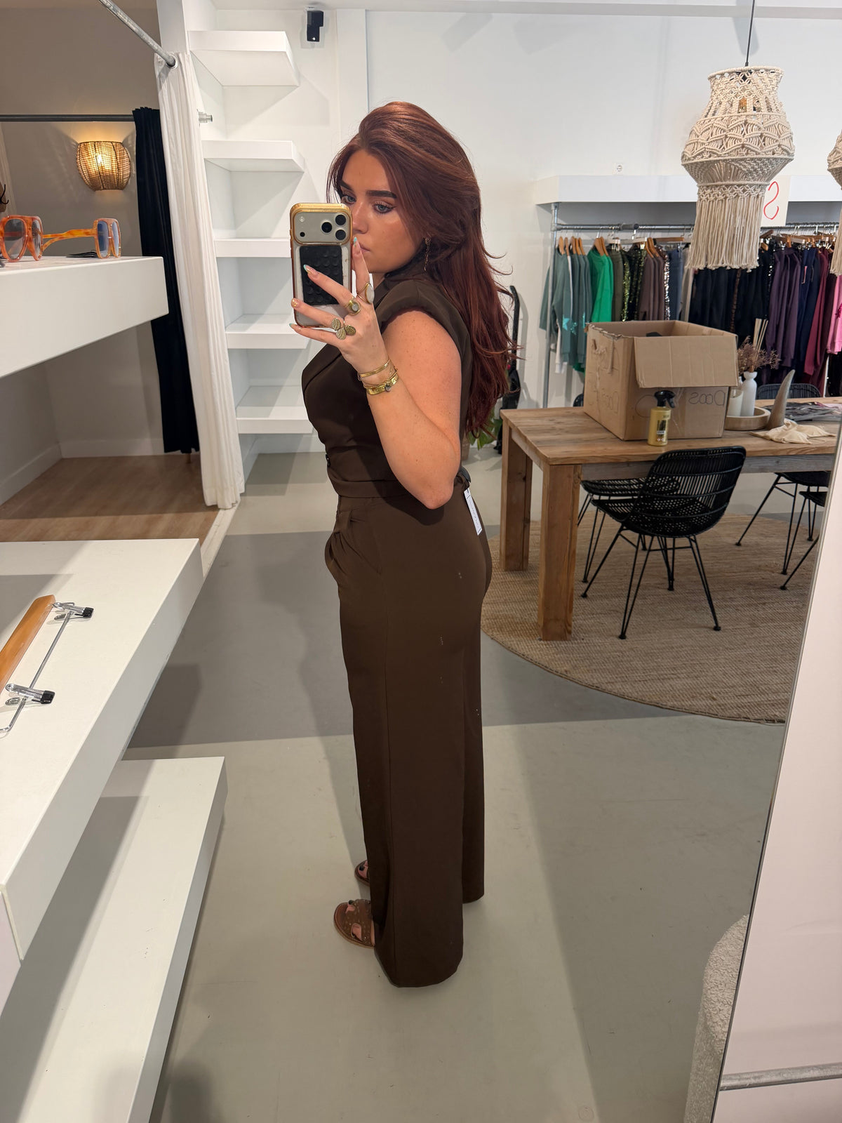 Pantalon bruin