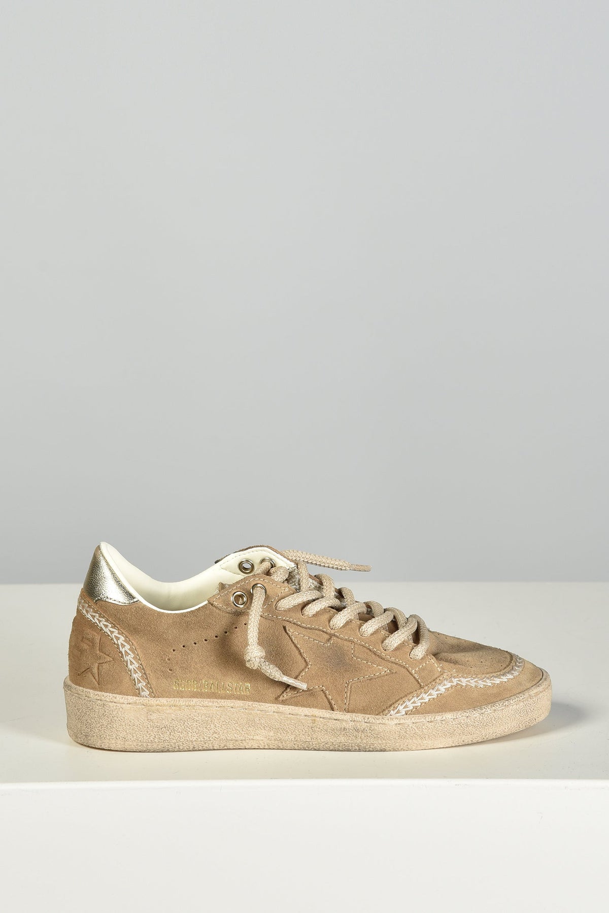 Golden Goose Ballstar tobacco/gold