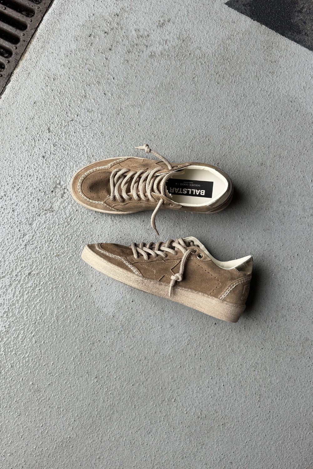 Golden Goose Ballstar tabac/or