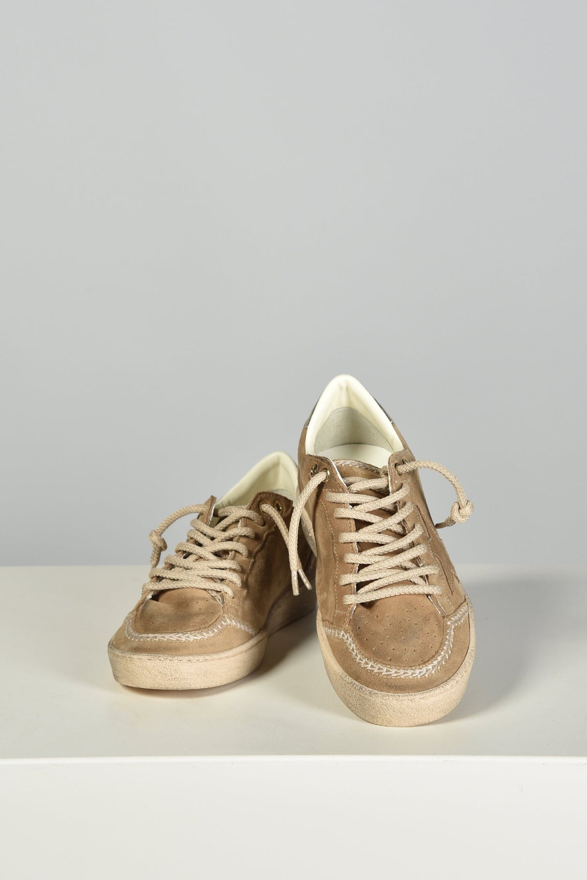Golden Goose Ballstar tobacco/gold