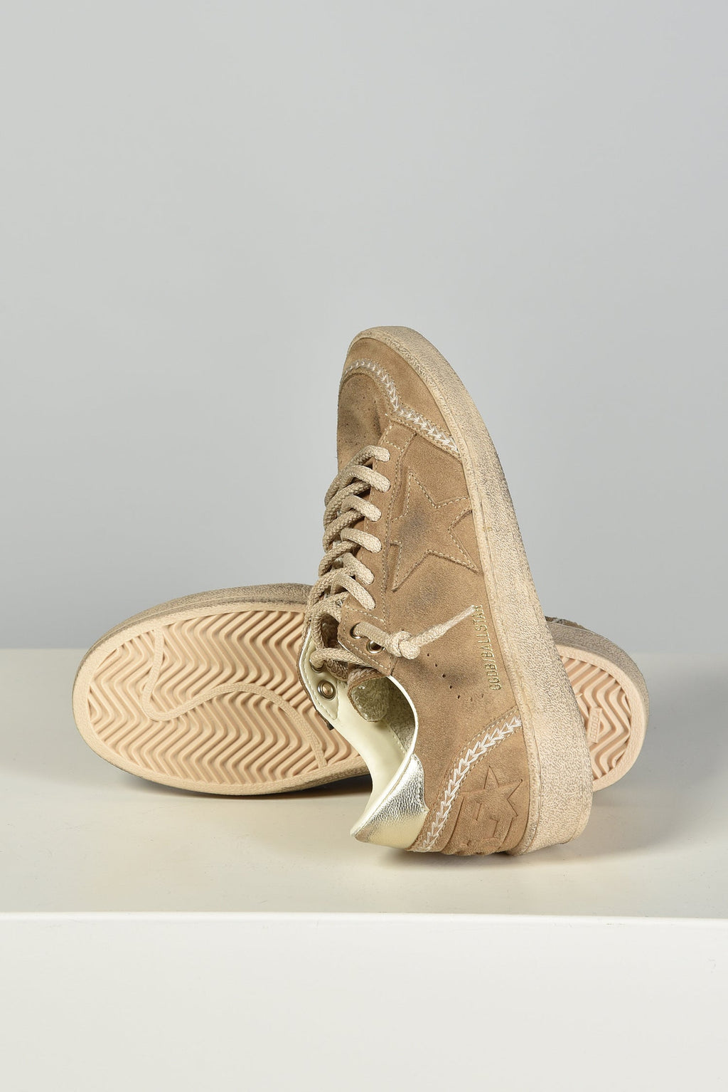 Golden Goose Ballstar tabac/or