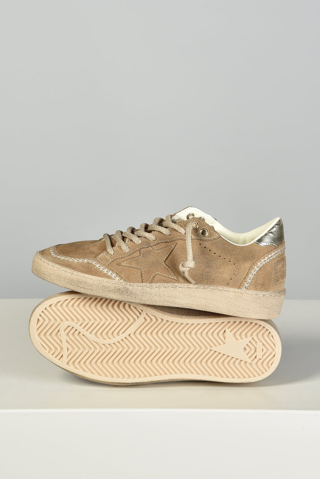 Golden Goose Ballstar tabac/or