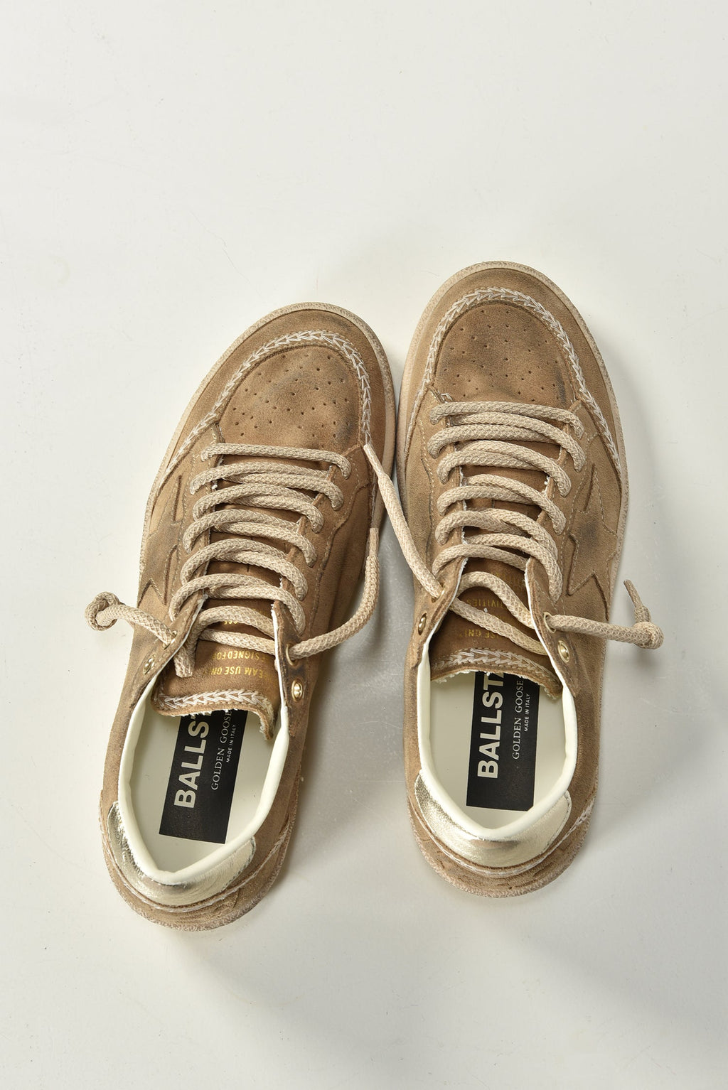 Golden Goose Ballstar tabac/or