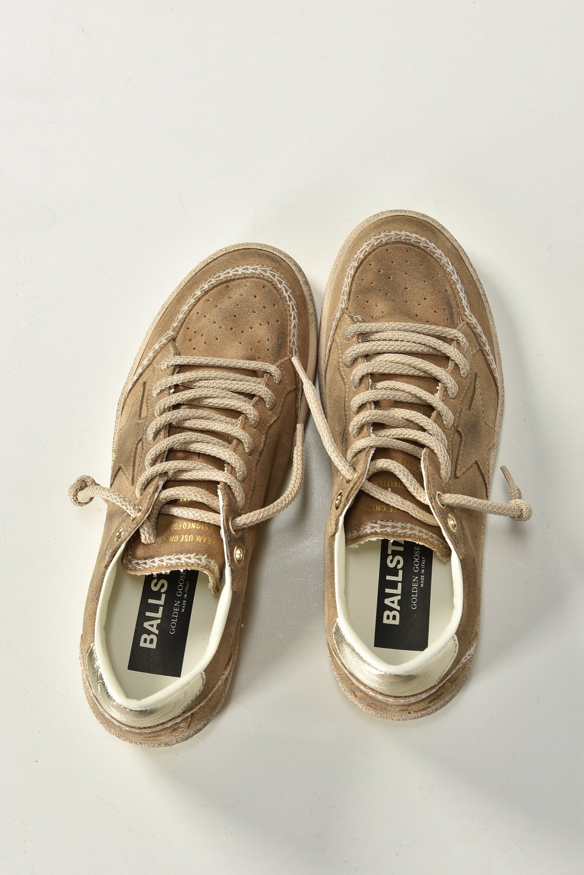 Golden Goose Ballstar tabac/or