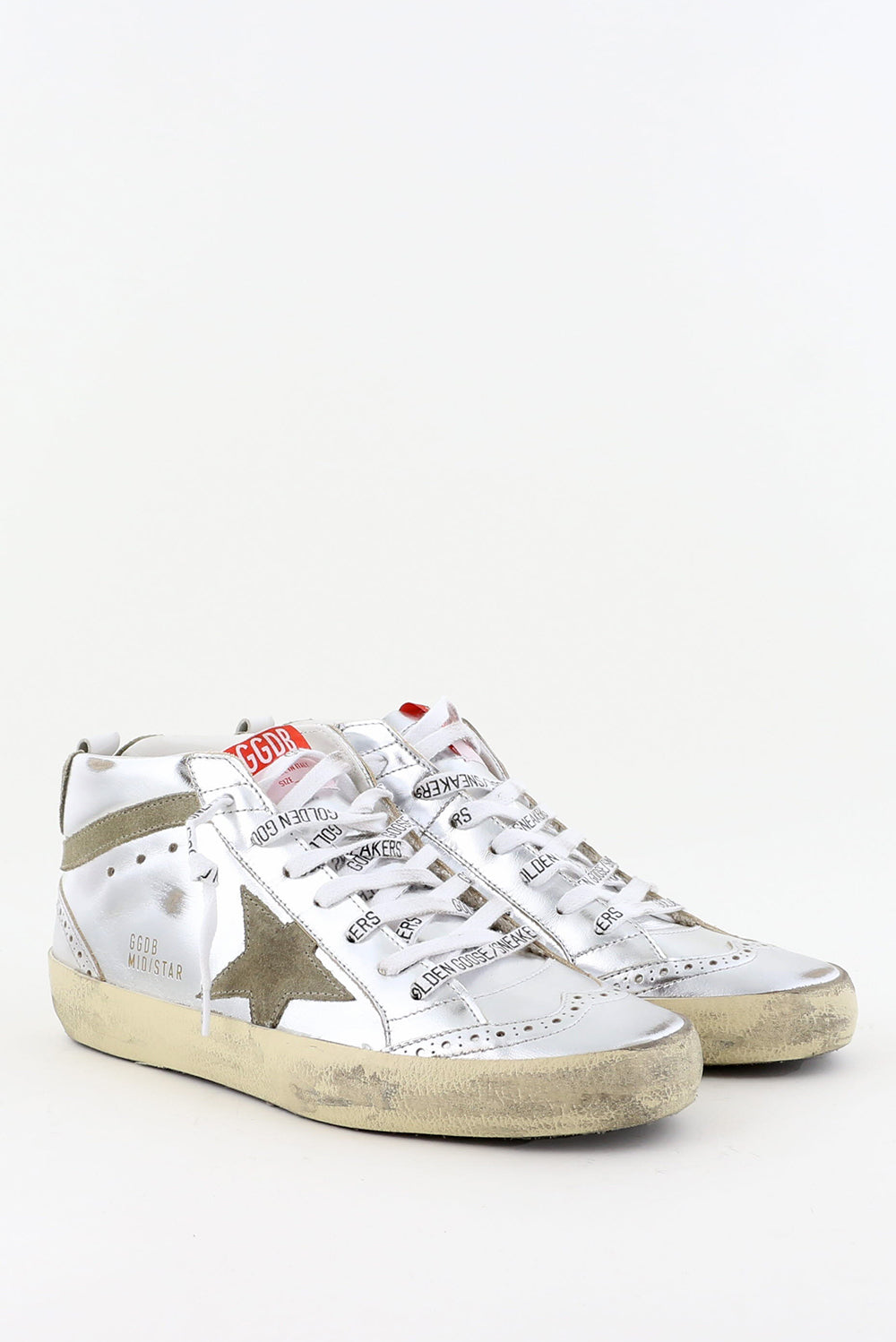 Golden Goose Midstar silver/taupe