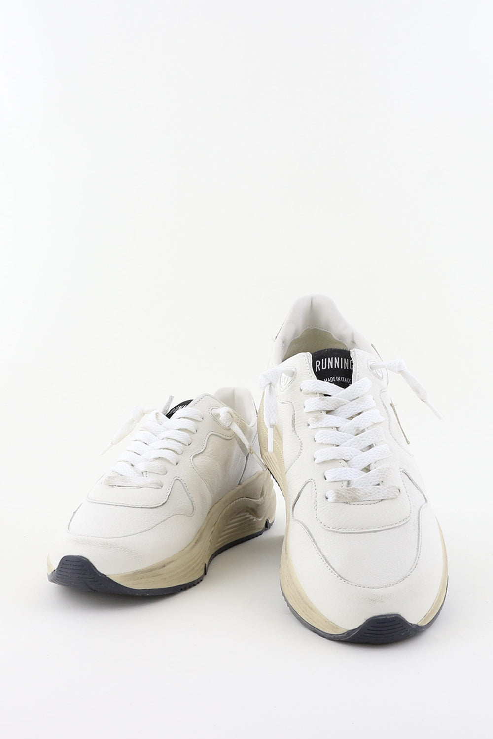Golden Goose Running Sole white/gold/beige