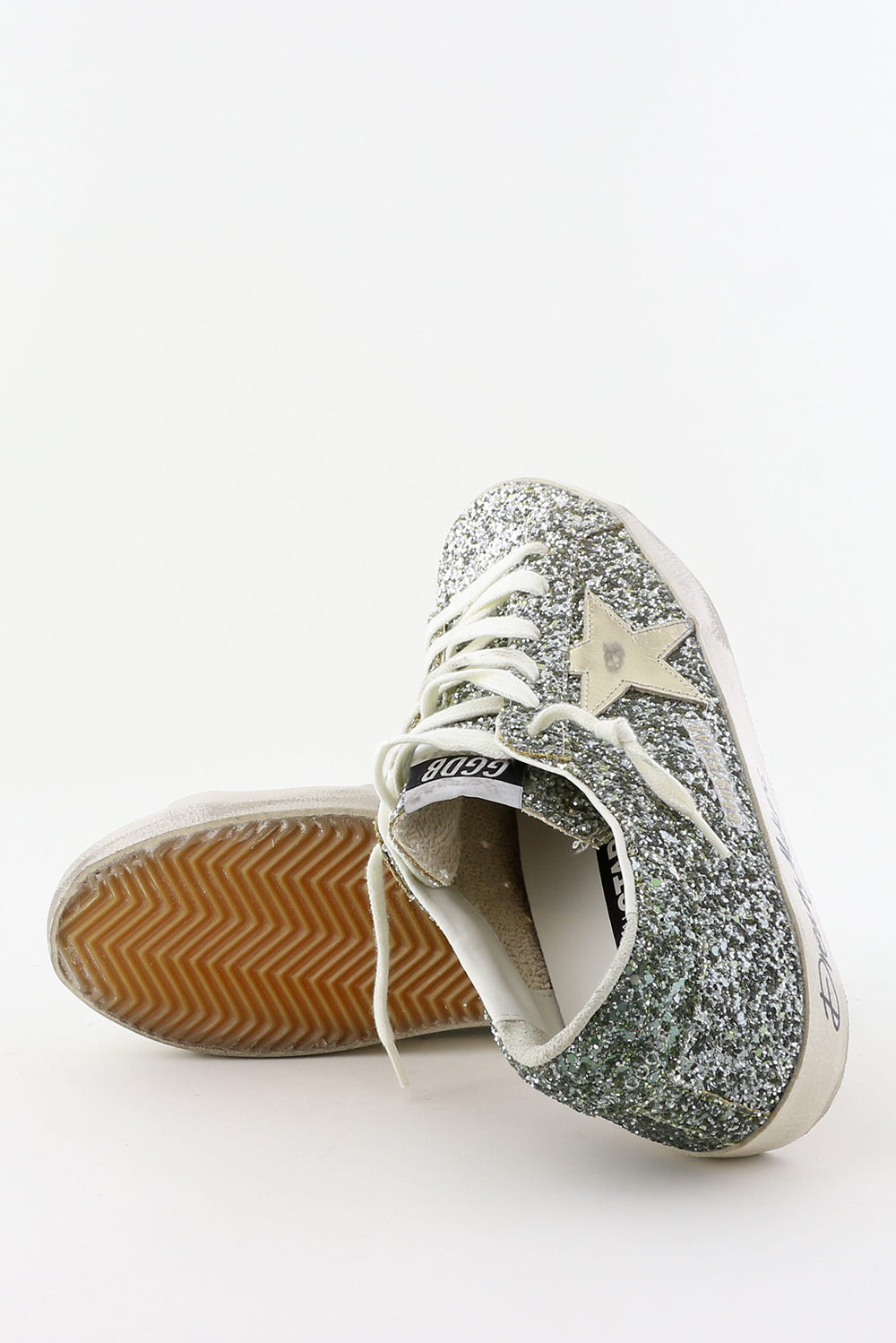 Golden Goose Superstar platine/vert