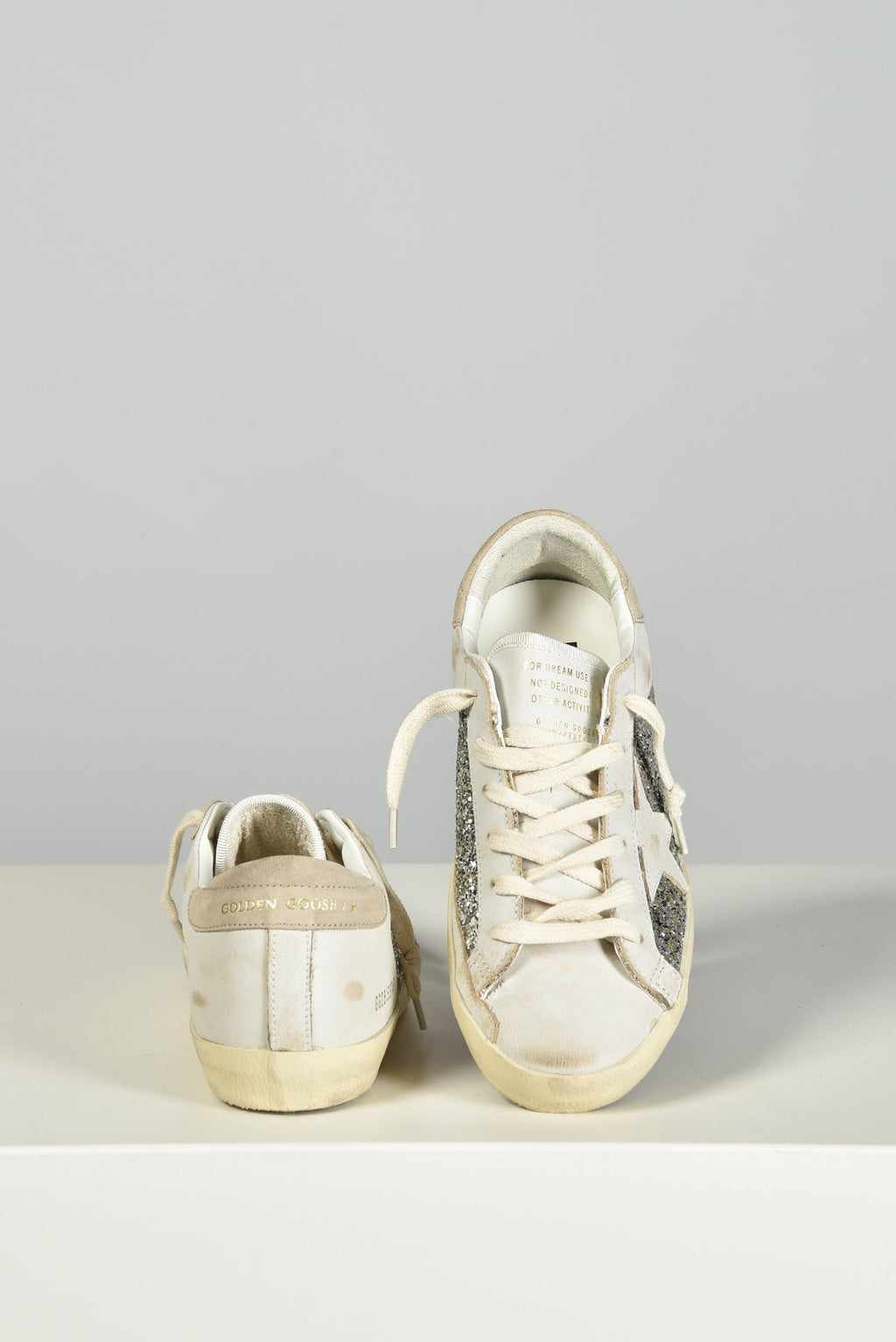 Golden Goose Superstar white/platinum/beige