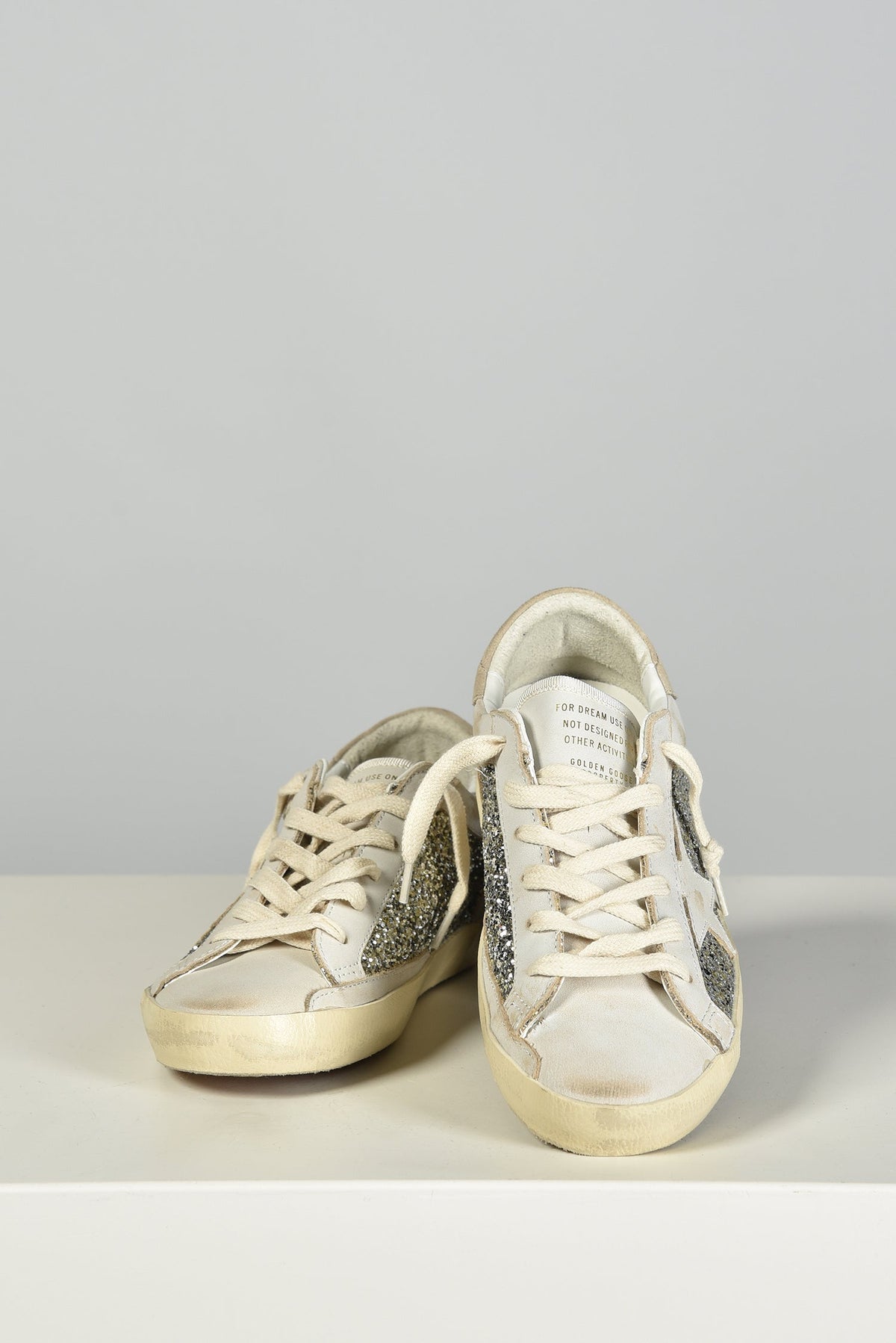 Golden Goose Superstar white/platinum/beige