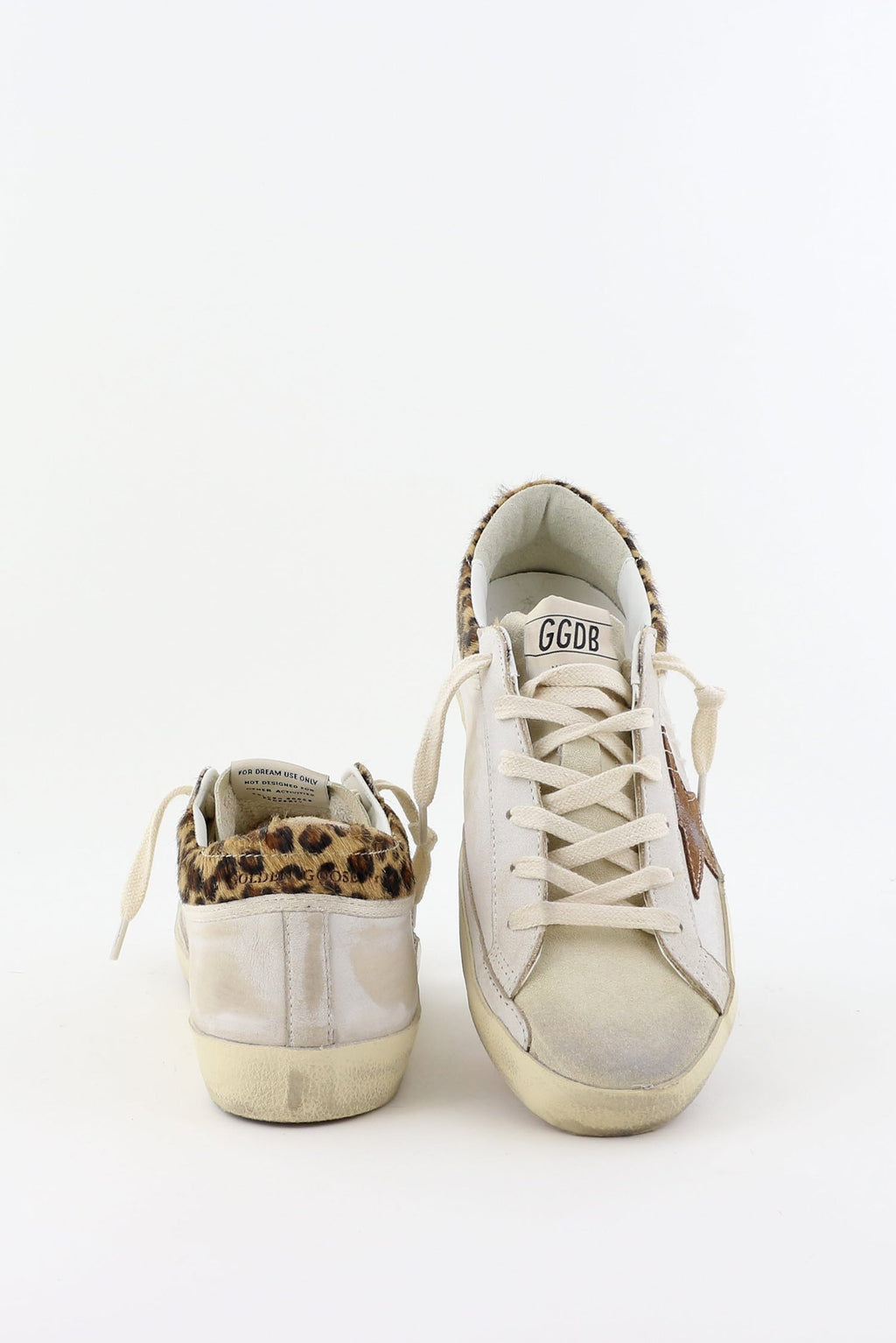 Golden Goose Superstar white beige/seedpearl/beige/brown leo/brick red