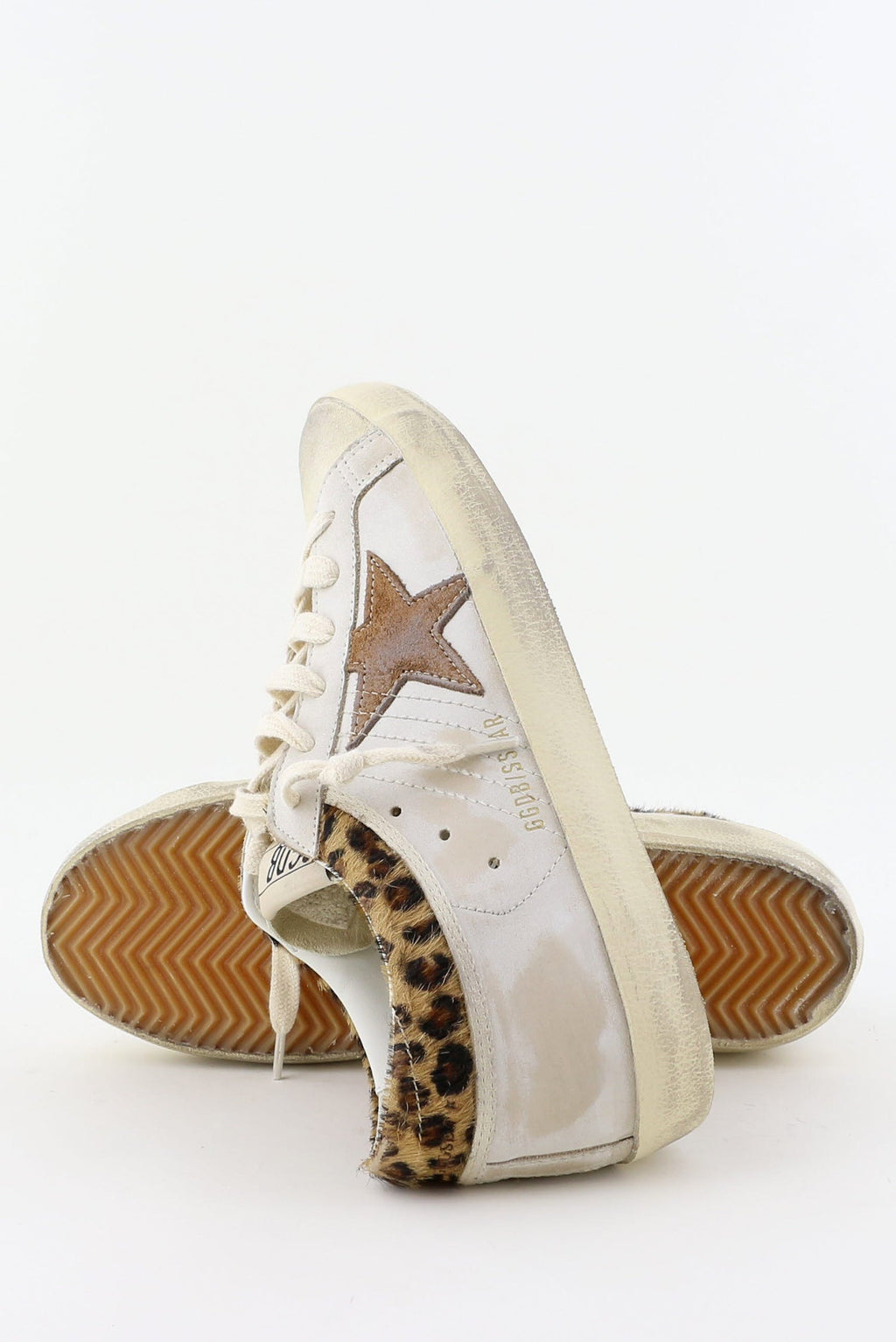 Golden Goose Superstar white beige/seedpearl/beige/brown leo/brick red