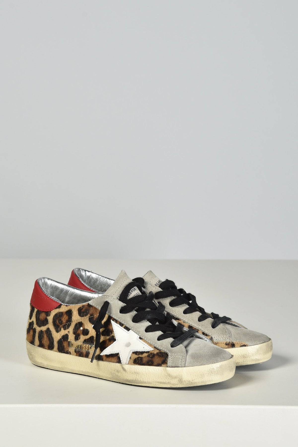 Golden Goose Superstar leopard/white/red
