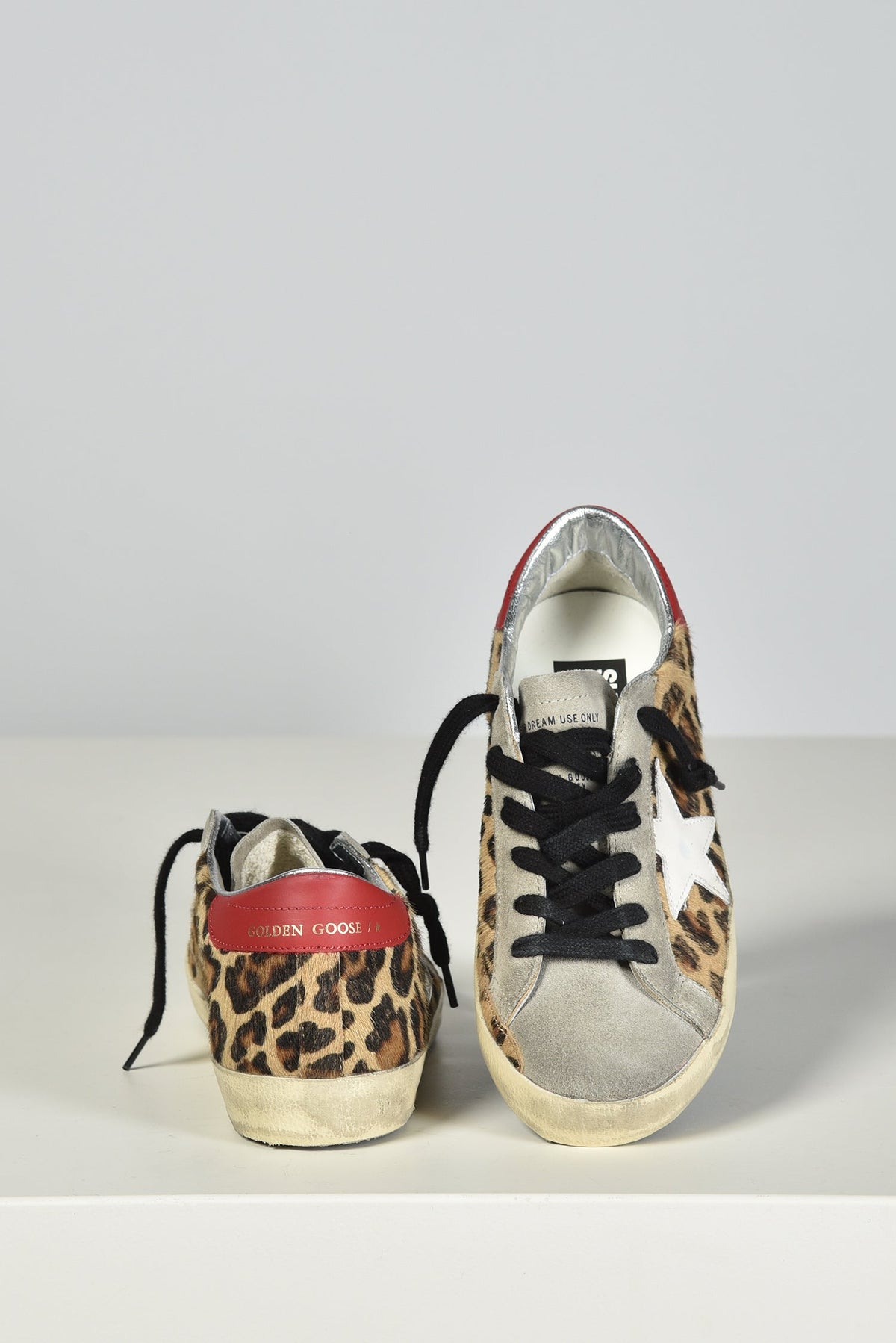 Golden Goose Superstar leopard/white/red