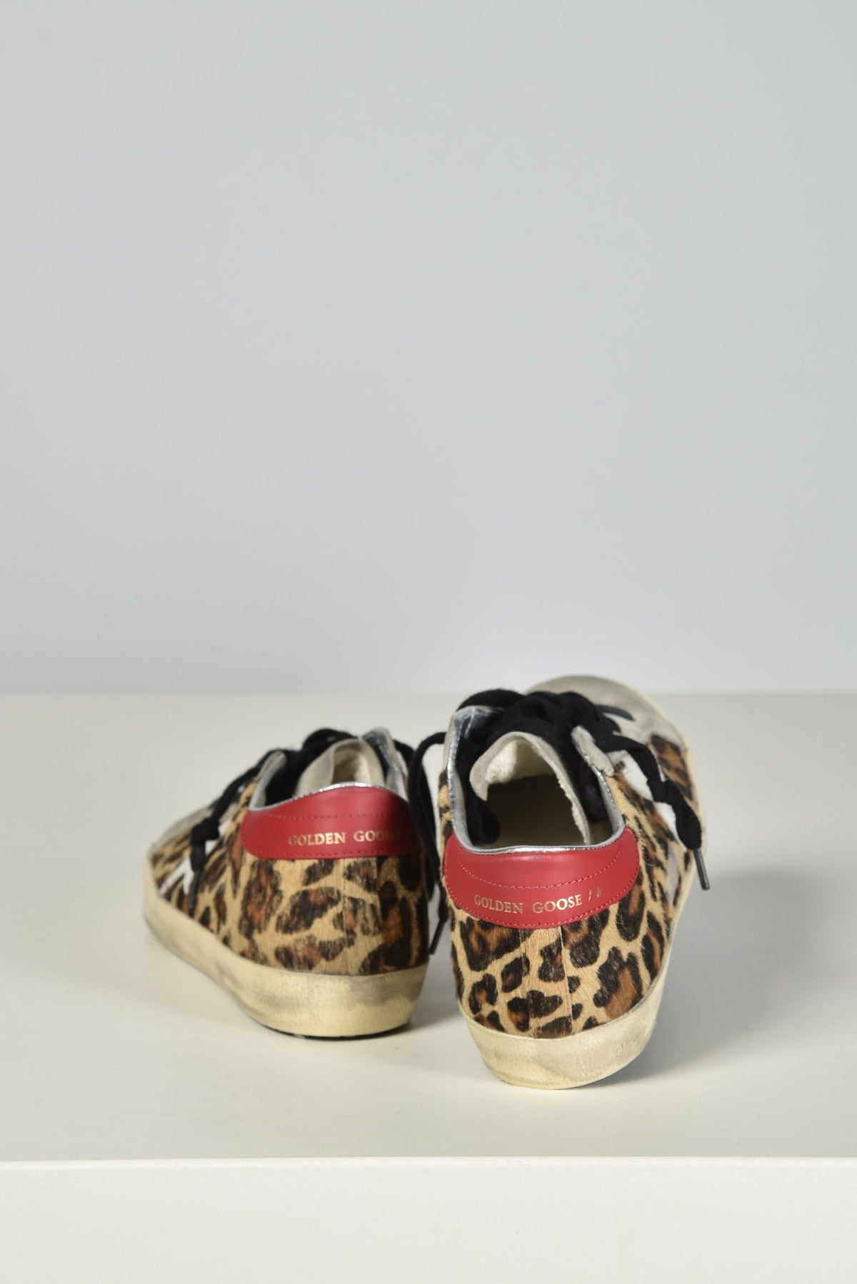 Golden Goose Superstar leopard/white/red